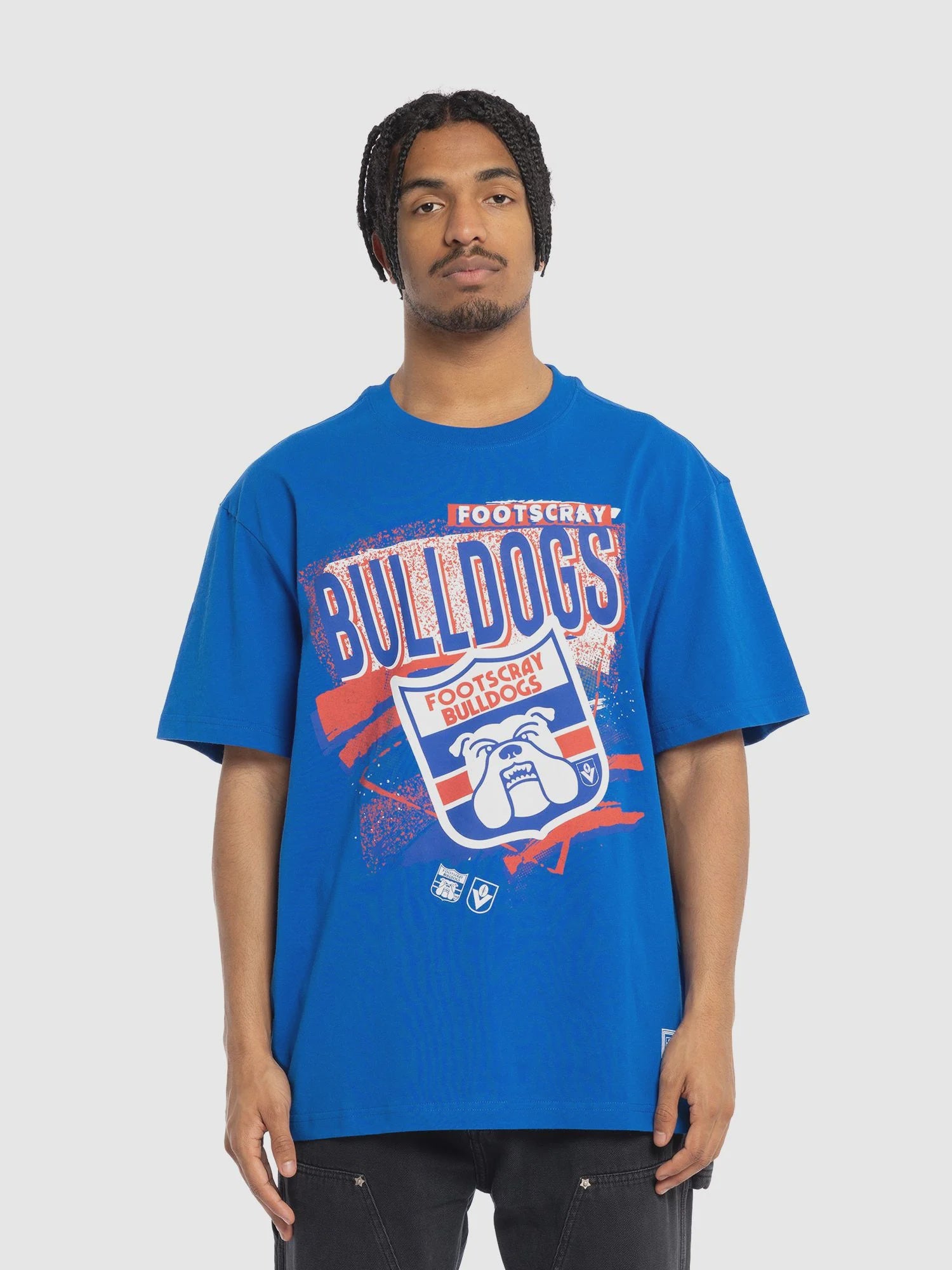 Western Bulldogs Mitchell & Ness Abstract Logo Tee
