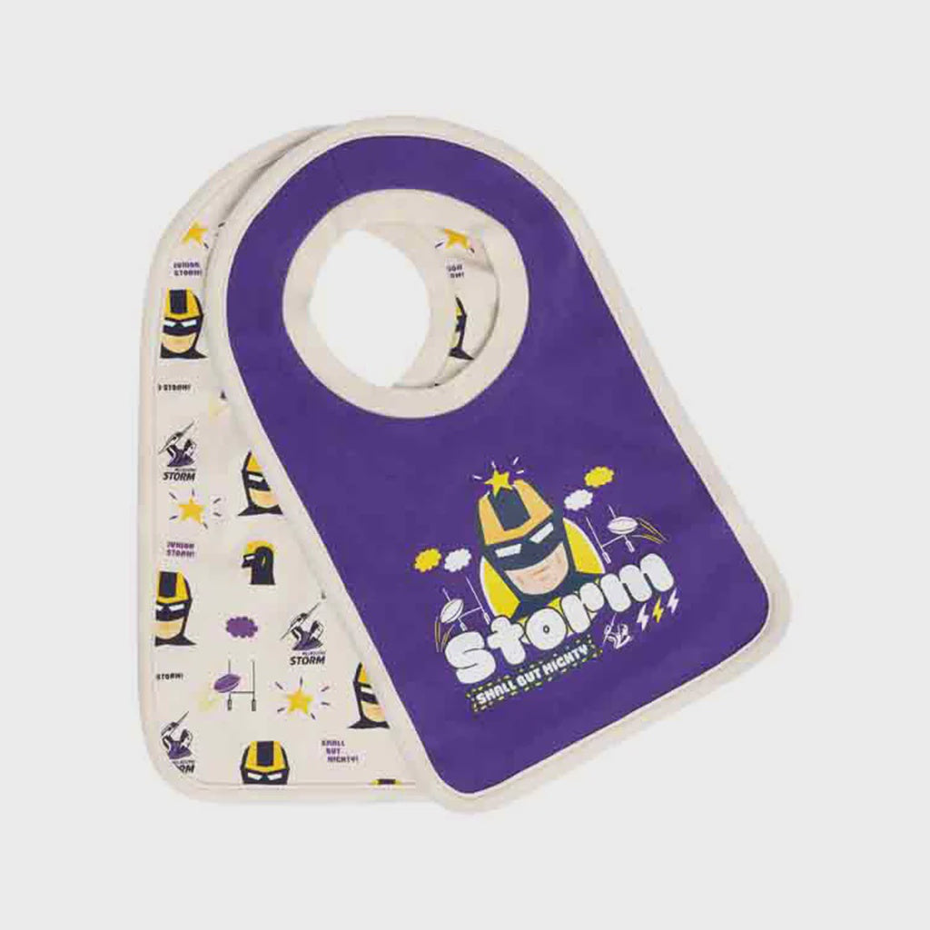 Melbourne Storm Set Of 2 Bibs