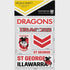 St George Illawarra Dragons Decals Sheet