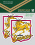 Brisbane Broncos Heritage 2 Mini Decals