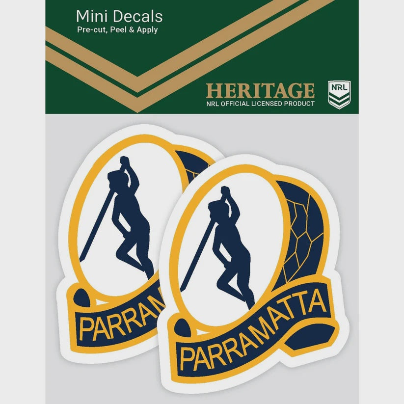 Parramatta Eels Heritage Mini Decals