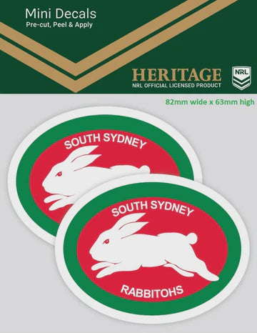 South Sydney Rabbitohs Heritage 2 Mini Decals
