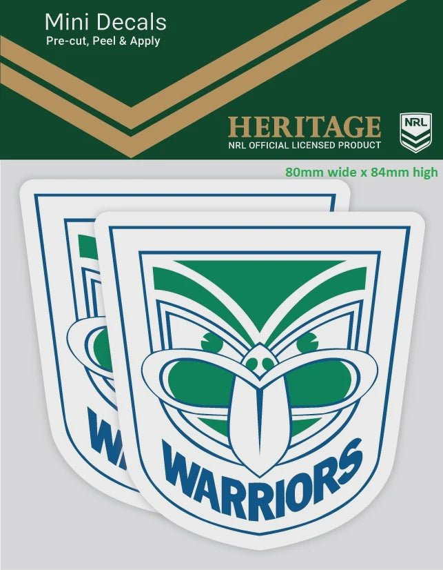 New Zealand Warriors Heritage 2 Mini Decals