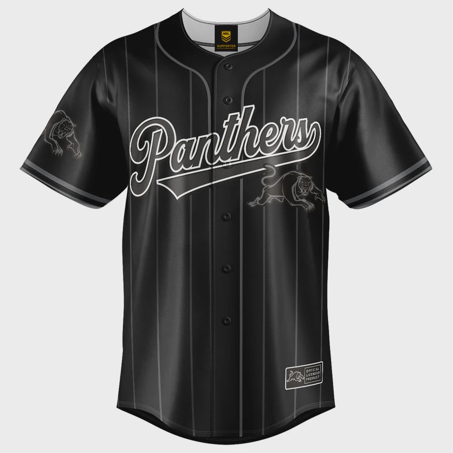 Penrith Panthers Blackout Baseball Shirt
