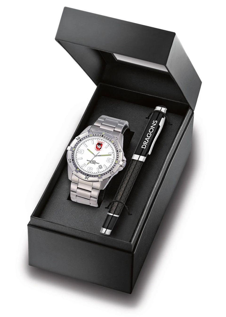 St George Illawarra Dragons Watch And Pen Set