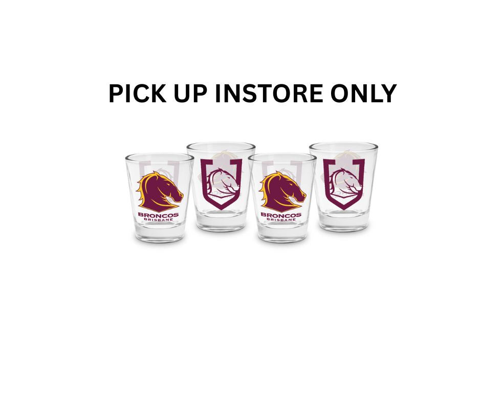 Brisbane Broncos Shot Glasses