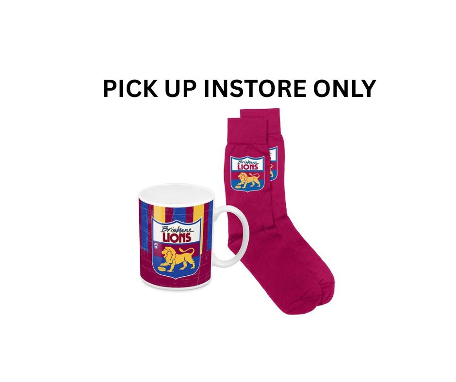 Brisbane Lions Heritage Mug And Sock Pack