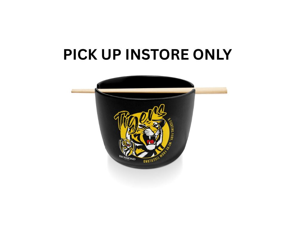 Richmond Tigers Noodle Bowl with Chopsticks