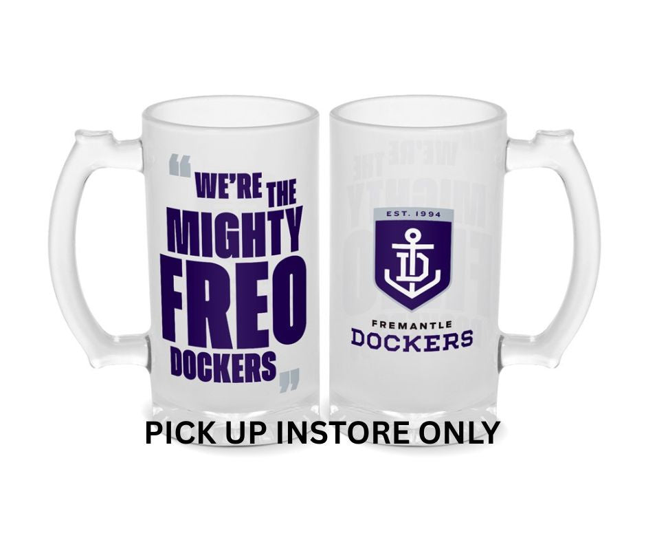 Fremantle Dockers Frosted Stein
