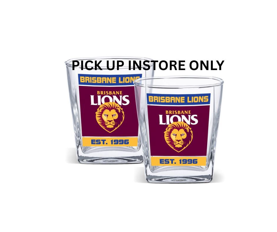 Brisbane Lions Spirit Glasses - Set of 2