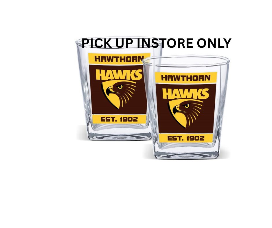 Hawthorn Hawks Spirit Glasses - Set of 2