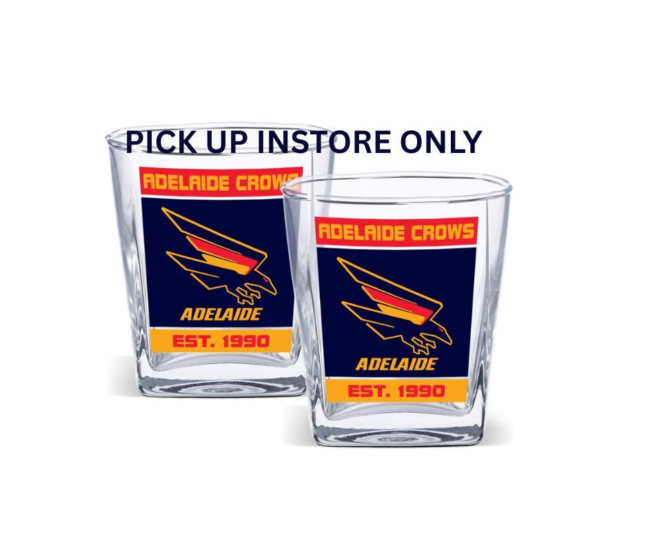 Adelaide Crows Spirit Glasses - Set Of 2