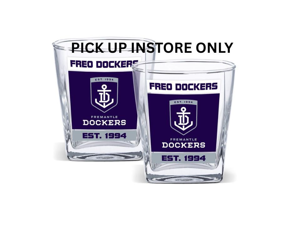 Fremantle Dockers Spirit Glasses - Set of 2