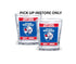 Western Bulldogs Spirit Glasses - Set of 2 -
