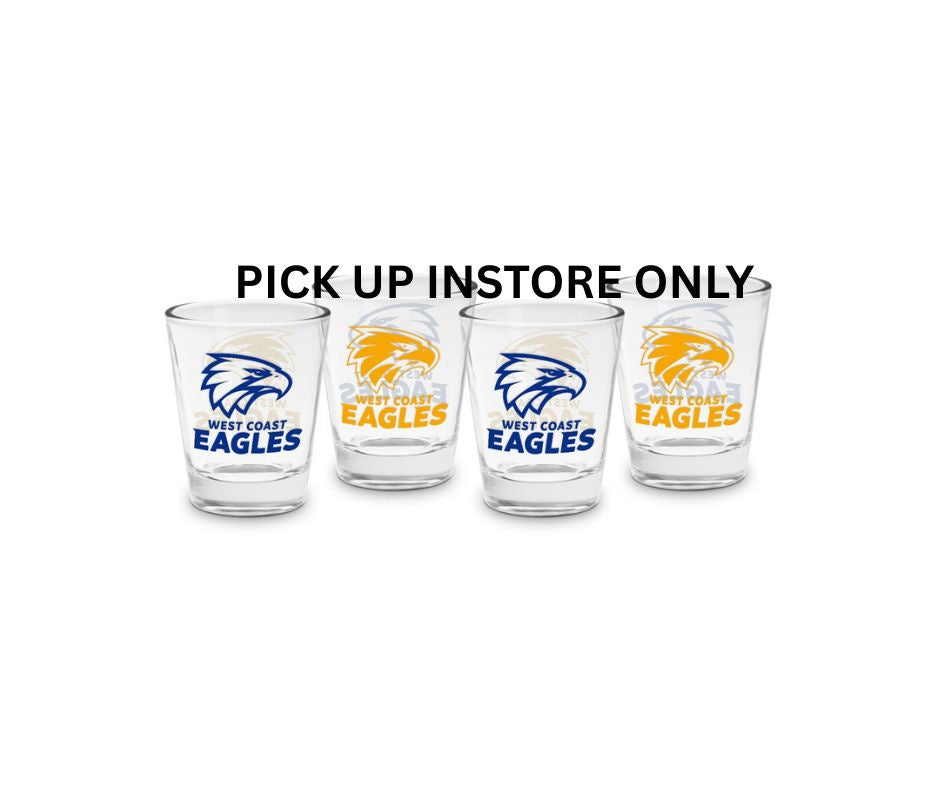 West Coast Eagles Shot Glasses