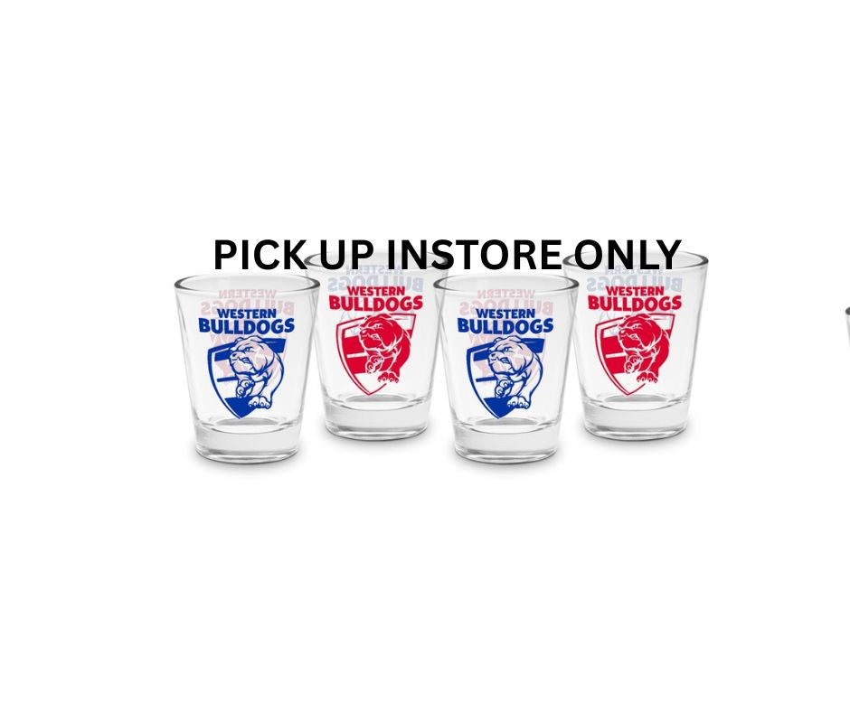 Western Bulldogs Shot Glasses