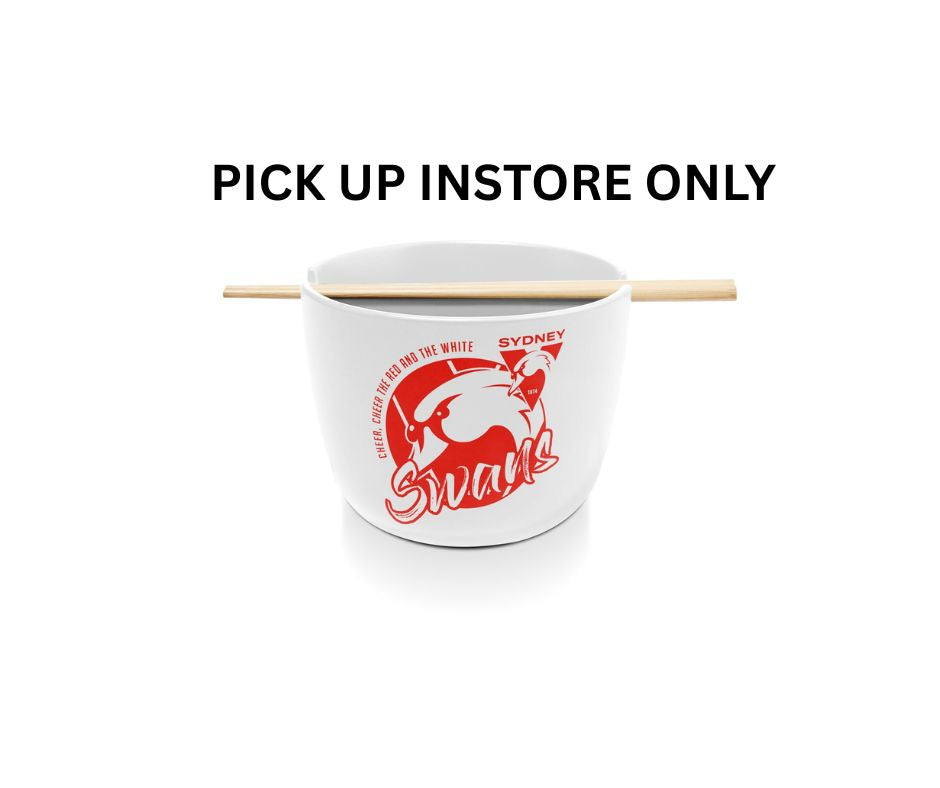 Sydney Swans Noodle Bowl with Chopsticks