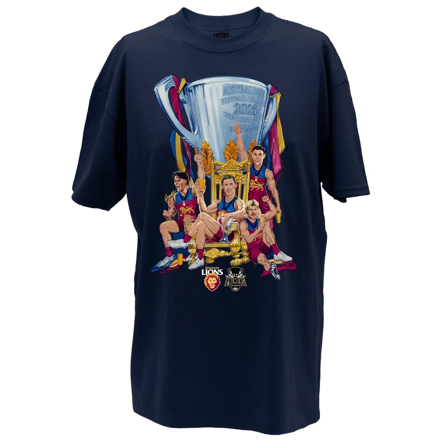Brisbane Lions 2025 Grange Premiership Cup Tee