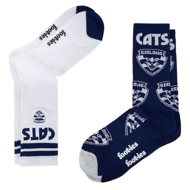 Geelong Cats  Sneaker Socks - 2 Pack
