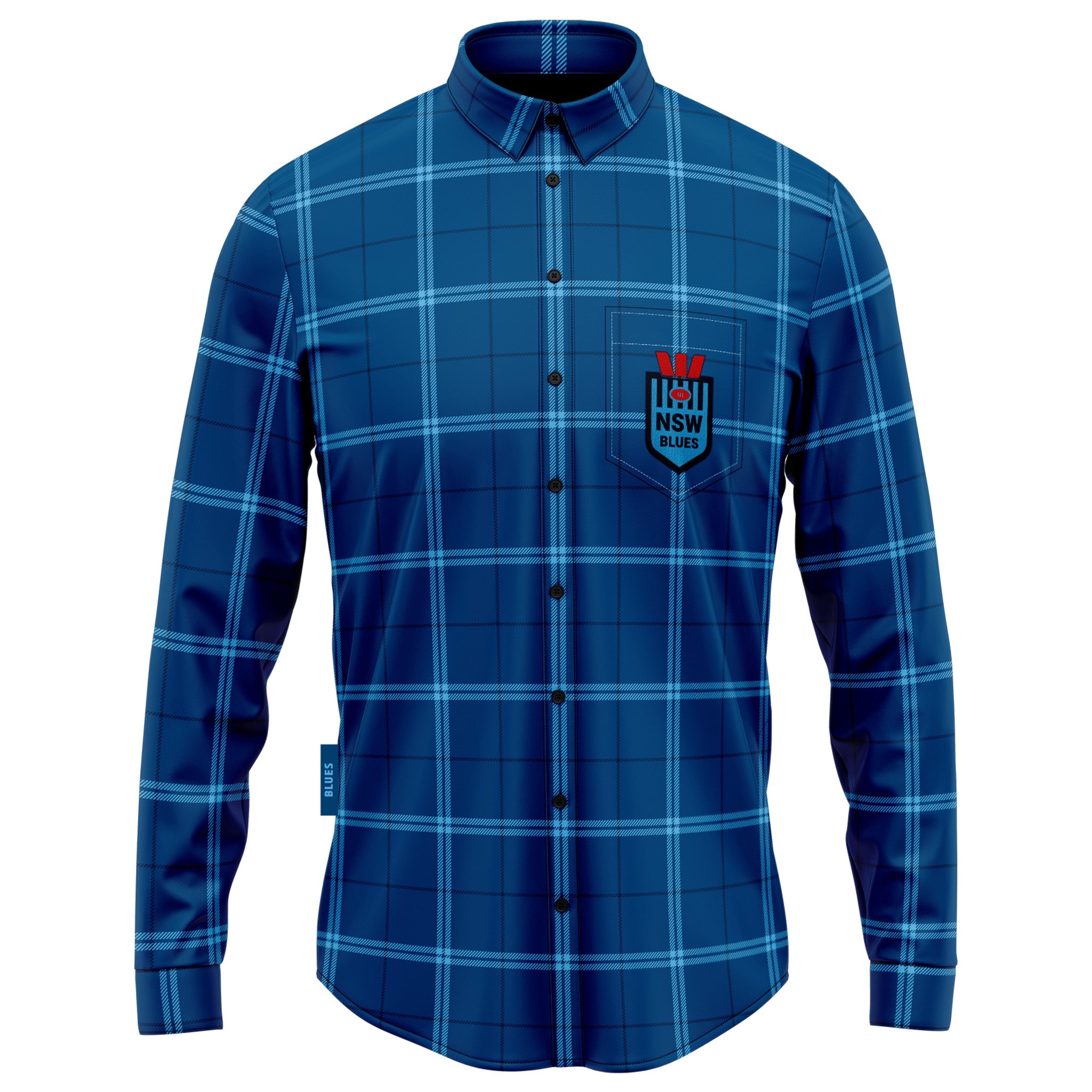 New South Wales Blues Mustang Flannel Shirt