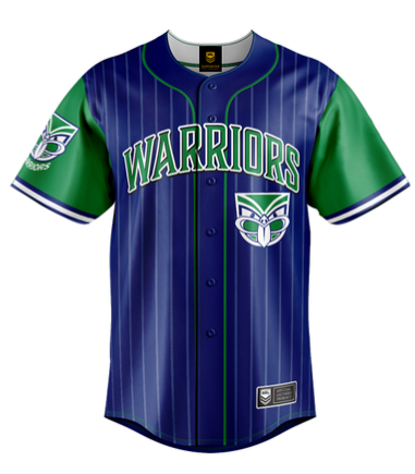 New Zealand Warriors Baseball Shirt