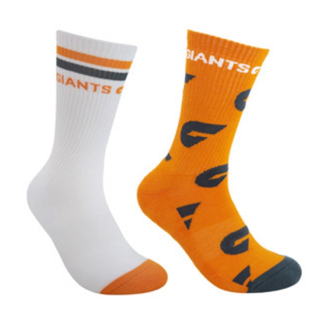 Greater Western Sydney Giants -  Sneaker Socks - 2 Pack