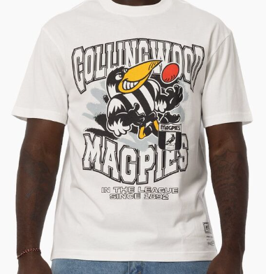Collingwood Magpies Mitchell & Ness Advantage Character Tee