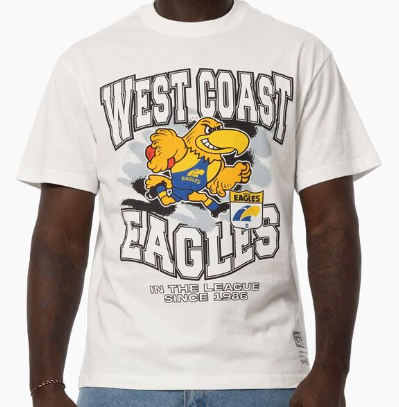 West Coast Eagles Mitchell & Ness Advantage Character Tee