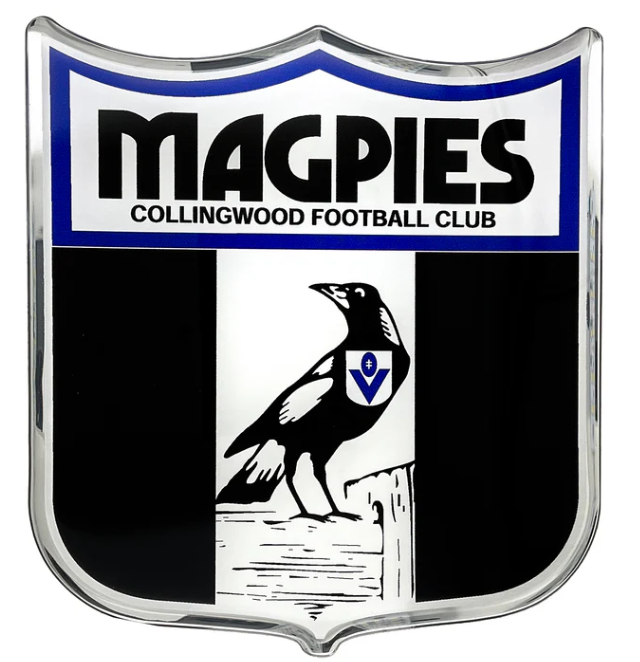 Collingwood Magpies Retro Logo Decal