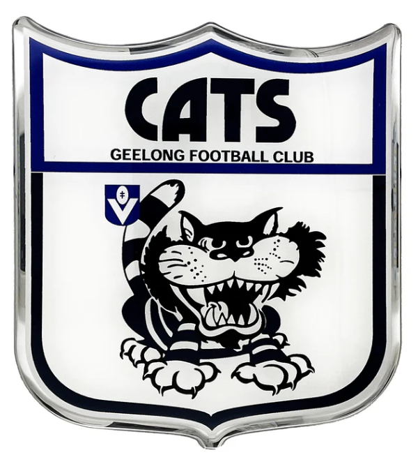 Geelong Cats Retro Logo Decal