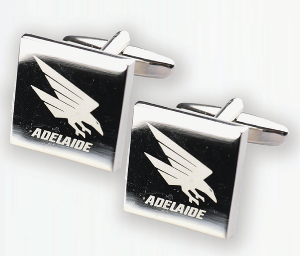 Adelaide Crows Silver Cufflinks - New Logo