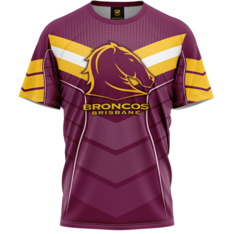 Brisbane Broncos Kids Chevron Tee