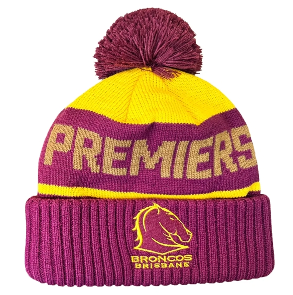 Brisbane Broncos 2025 Premiers Beanie