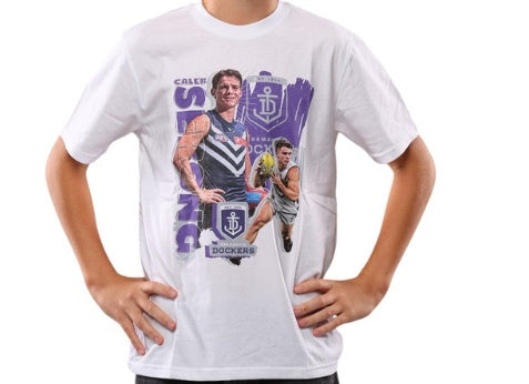 Fremantle Dockers Youth Player Tee - Caleb Serong