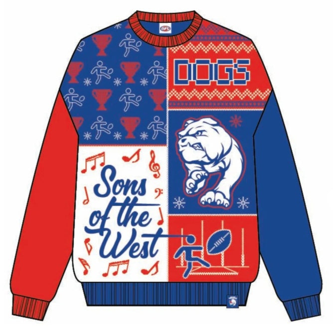 Western Bulldogs Winter Wonderland Crew Jumper