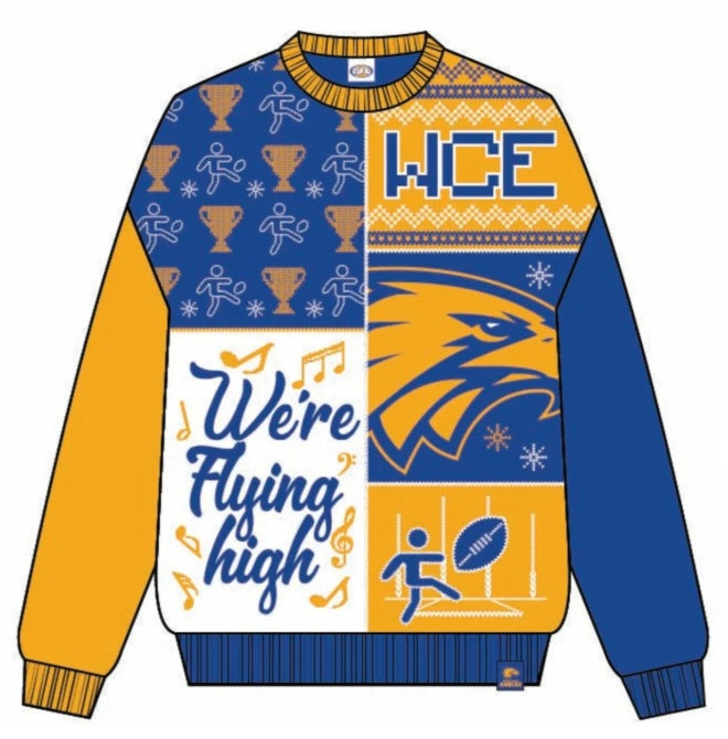 West Coast Eagles Winter Wonderland Crew Jumper