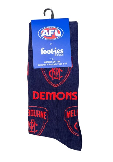Melbourne Demons Mascot Socks