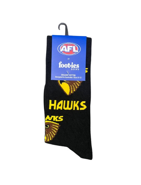 Hawthorn Hawks Mascot Socks