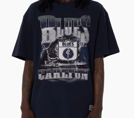 Carlton Blues Mitchell & Ness Lightning Tee