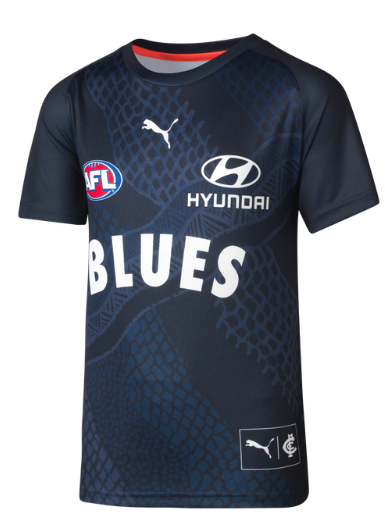 Carlton Blues  Warm Up Tee