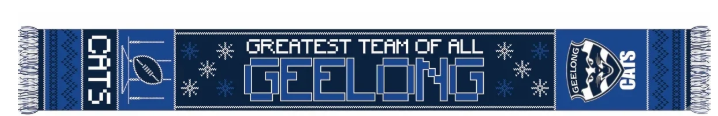 Geelong Cats Winter Wonderland Scarf