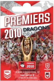 St George Illawarra Dragons 2010 Premiership Trophy Pin