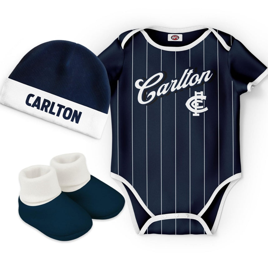 Carlton Blues "Lullaby" 3pc Baby Set