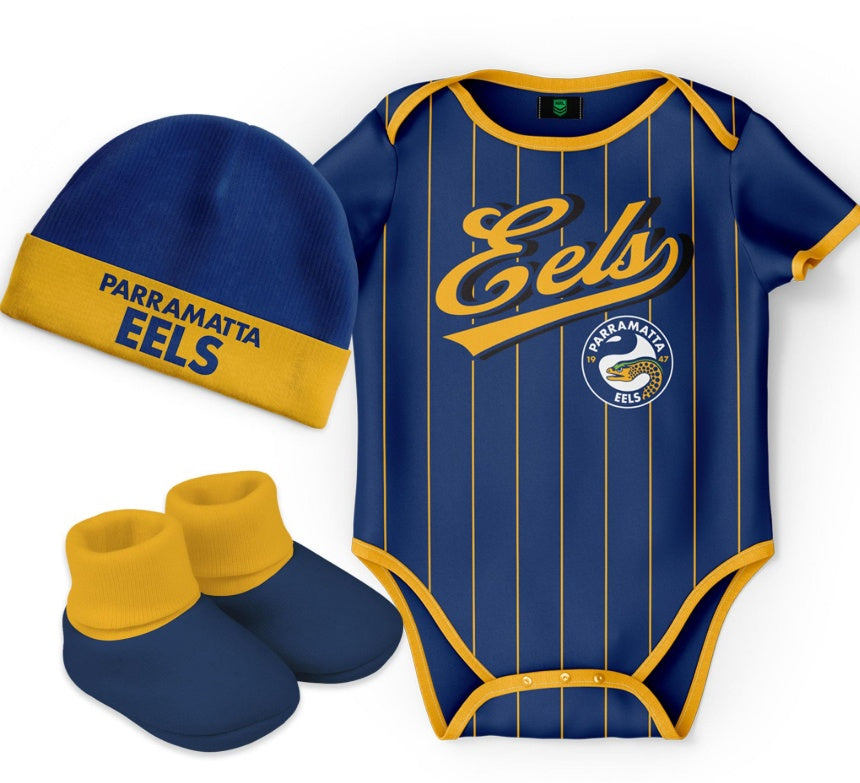 Parramatta Eels "Lullaby" 3pc Baby Set