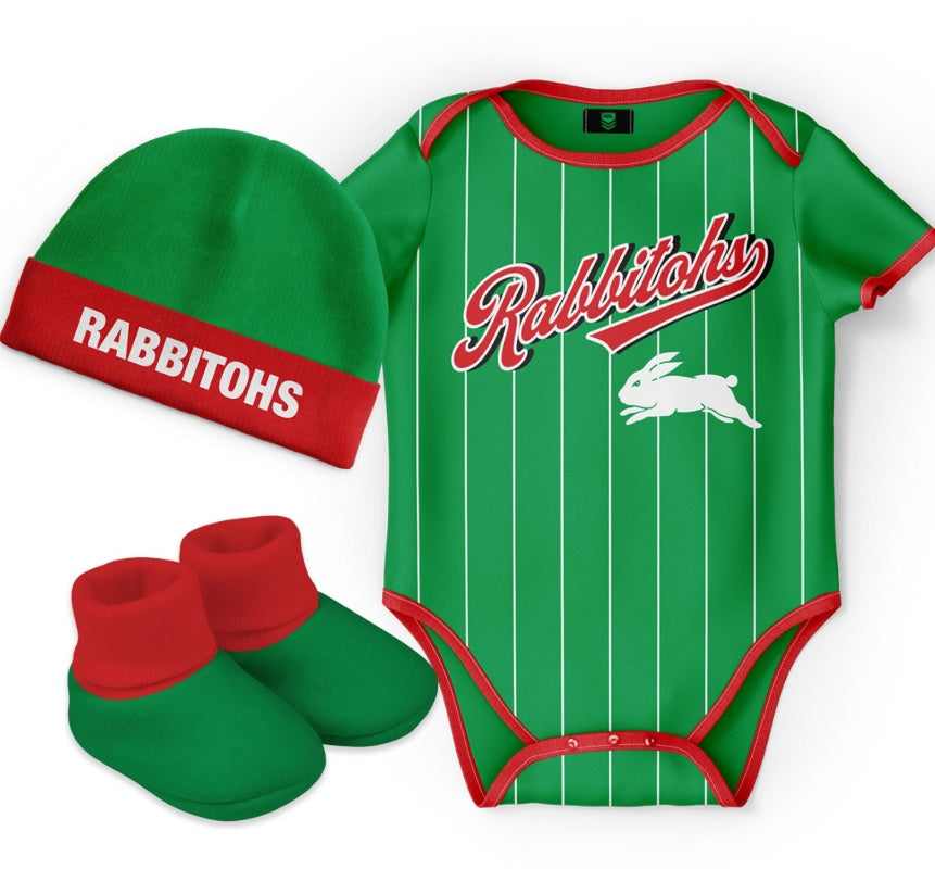 South Sydney Rabbitohs "Lullaby" 3pc Baby Set