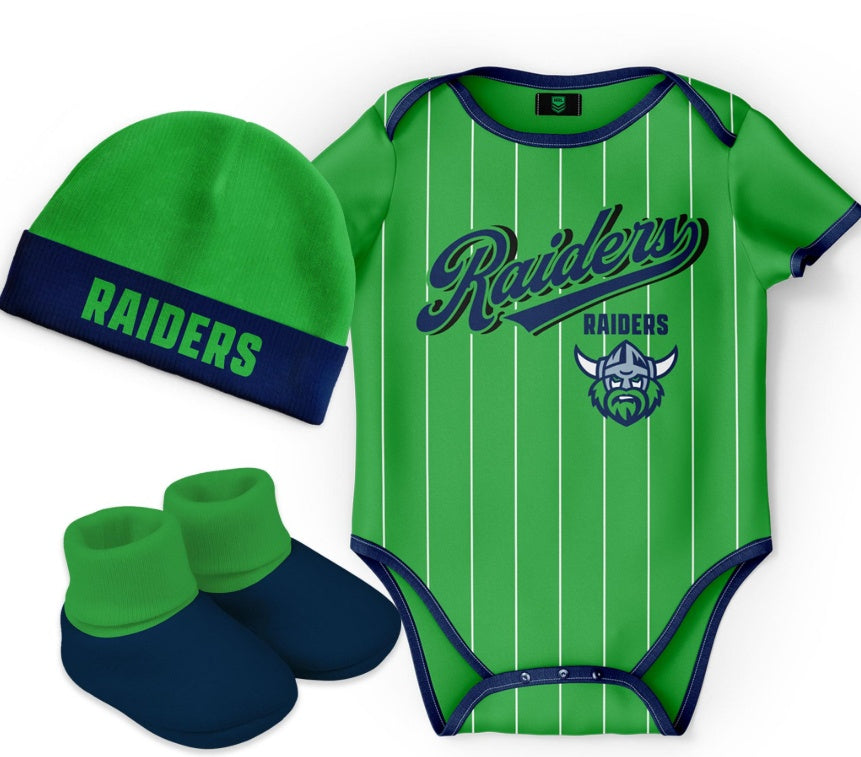 Canberra Raiders "Lullaby" 3pc Baby Set