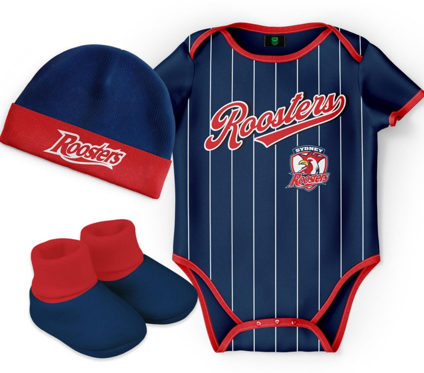 Sydney Roosters "Lullaby" 3pc Baby Set