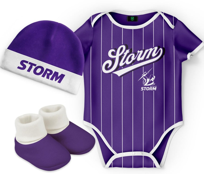 Melbourne Storm "Lullaby" 3pc Baby Set