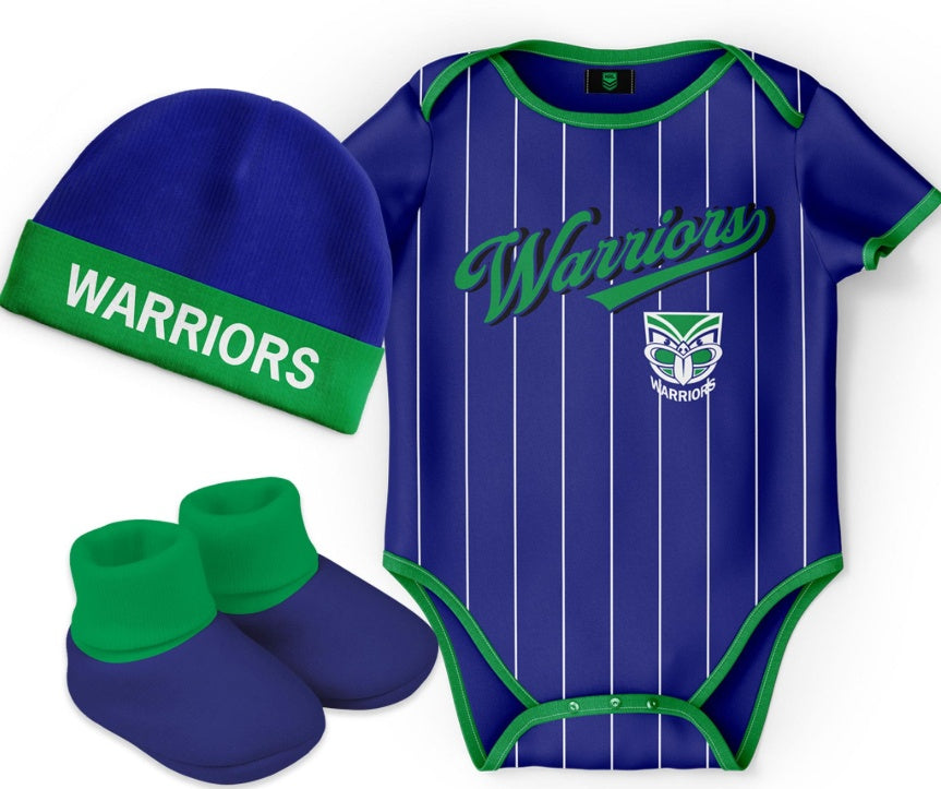 New Zealand Warriors "Lullaby" 3pc Baby Set