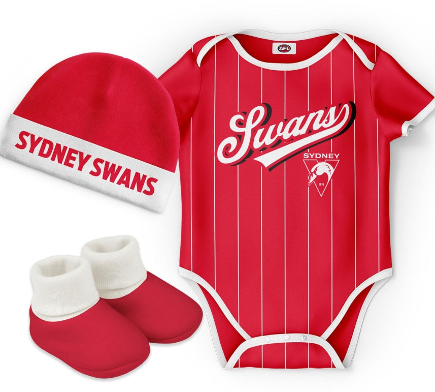 Sydney Swans "Lullaby" 3pc Baby Set